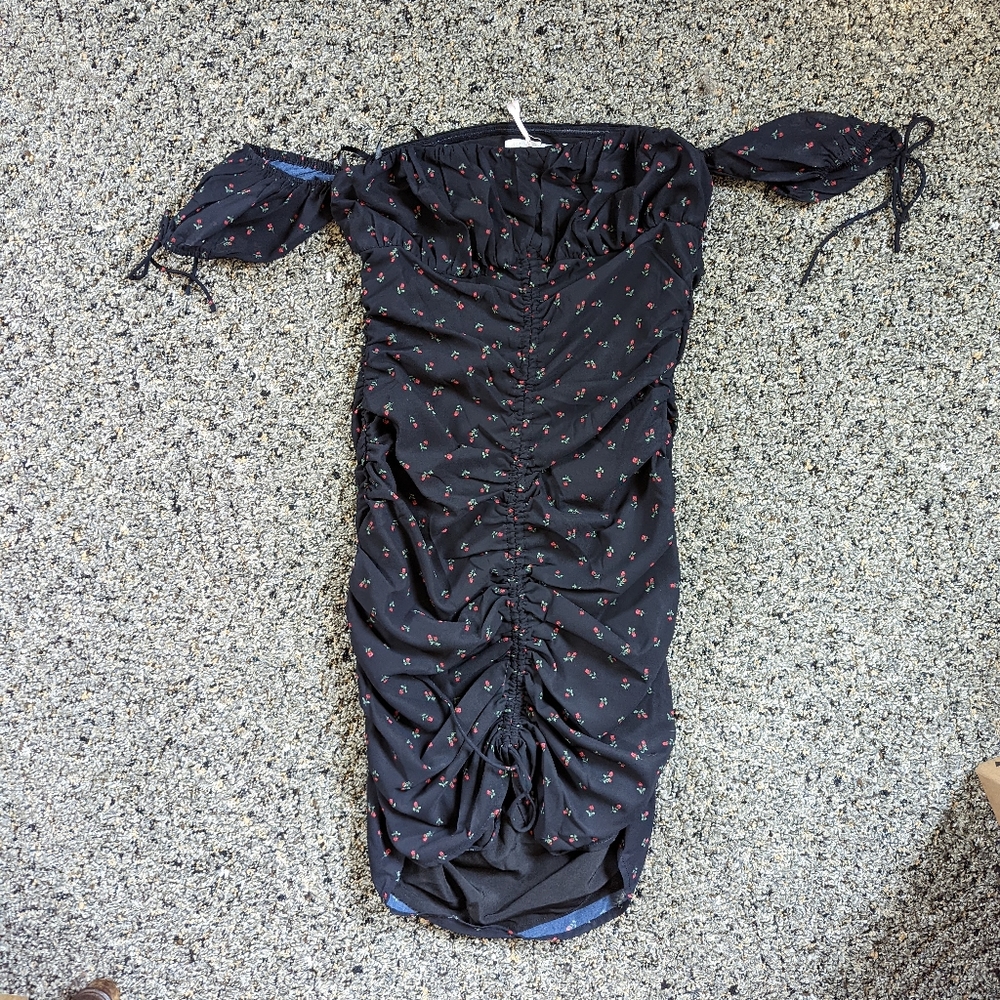 NWT More To Come Ruched Dress - Picture 3 of 8